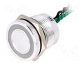 Switch: piezoelectric; Pos: 2; SPST-NO; 0.2A/24VAC; 0.2A/24VDC ONPOW PS193P10Y01G24L