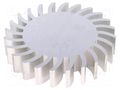 Heatsink; LED; Ø: 105mm; H: 20mm FISCHER ELEKTRONIK SK58420AL