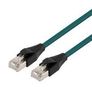 ENET CORD, CAT5E, RJ45 PLUG-PLUG, 11.8" TRD815DZ-SF-GRN-30CM