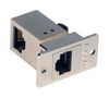 MOD COUPLER, R/A RJ45 JACK, CAT5E, 8P8C ECF504-SR5E