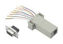 MODULAR ADAPTOR, D SUB RCPT-RJ12 JACK RBA096F