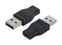 USB ADAPTER, 3.1 TYPE C RCPT-A PLUG UAD31AMCF