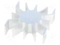 Heatsink; LED; L: 51.5mm; W: 51mm; Ø: 26mm; H: 15mm FISCHER ELEKTRONIK SK4615AL