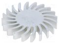 Heatsink; LED; Ø: 70mm; H: 10mm; 2.28K/W FISCHER ELEKTRONIK SK57110AL