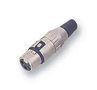SOCKET, XLR, FREE, 3POLE 700-0300