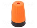 Cable holder; orange; rearTWIST NEUTRIK NTR-BSTBNC3