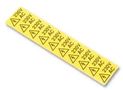 LABEL, 230VAC, CARD OF 10 13027