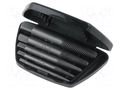 Kit: screw extractor; plastic box; for tear of srew; 5pcs. BAHCO SA.1435/5