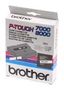 TAPE, BLACK ON WHITE, 9MM W, 8M L TZE-N221