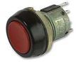 SWITCH, RED, SPST, 10A, 250VAC, SOLDER 76-9410/439088R