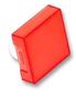 LENS, SQUARE, RED A165L-AR