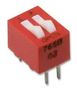 SWITCH, SPST, 2 POS, RAISED ROCKER 76SB02T
