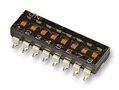 SWITCH, FLUSH, 8 WAY, SPST A6S-8102-H