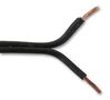 CABLE, FIG 8, 13/0.2MM, BLACK RIB, 100M 3788040