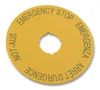 LABEL, EMERGENCY STOP, 4 LANGUAGE M22-XAK1
