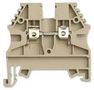 TERMINAL BLOCK, DIN RAIL, 2POS, 12AWG ER4BEIGE