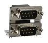 STACKED D-SUB CONN, DE, RCPT-RCPT, 9POS 189-009-513R491