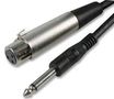 XLR SOCKET TO 6.3MM PLUG - 6M PSG00749