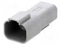 Connector: wire-wire; terminals, size 16; plug; male; AT; PIN: 4 AMPHENOL AT04-4P