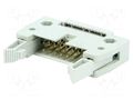 Connector: IDC; plug; male; PIN: 14; 3A; 125V; IDC; for ribbon cable CONNFLY AWHP-14P