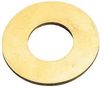 WASHER, FORM A, BRASS, NP, M4, PK100 M4- FABRWAN100-