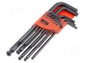 Wrenches set; inch,hex key; Chrom-vanadium steel BAHCO SA.BE9785