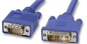 LEAD, DVI-A TO VGA, BLUE, 2M DVI/VGA 2M