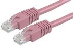 PATCH CORD, RJ45 PLUG, CAT6, 3M, PINK PS11211