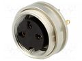Connector: M16; socket; female; PIN: 3; 5A; 250V; soldering; IP40 LUMBERG KGV-30