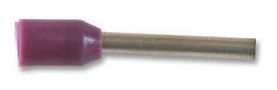 TERMINAL, WIRE FERRULE, 26AWG, VIOLET E0208-VIOLET