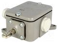 Limit switch; pusher with parallel roller; NO + NC; 16A; IP56 PROMET LK-10R