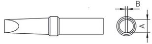 Tip 1.57mm for LR21 soldering iron, Weller W/ET-A 4003019433698