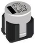 CAP, ALU ELEC, HYBRID, 120UF, SMD EEHZU1J121UV