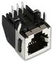 JACK, MODULAR, PC BOARD, GROUND, 6/6 5555154-1