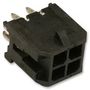 CONNECTOR, HEADER, 4POS, 2ROW, 3MM 43045-0425