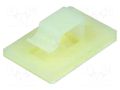 Self-adhesive cable holder; polyamide; natural; UL94V-2 KSS WIRING FC-4