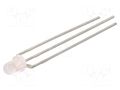 LED; yellow/green; 3mm; 45°; Front: convex; 2÷2.4/2÷2.4VDC LITEON LTL1BEKGYJ
