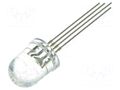 LED; RGB; 10mm; 30°; Front: convex; 1.8÷2.6/2.9÷3.6/2.9÷3.6VDC OPTOSUPPLY OSTAMCA131A