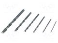 Drill set; for metal; high speed steel; plastic cassette; metal ALPEN-MAYKESTAG ALP.8011221