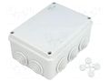 Enclosure: junction box; X: 108mm; Y: 151mm; Z: 66mm; wall mount ABB ABB-00822