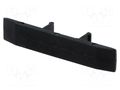 Protection; black; polyamide; 6.4mm POKÓJ 4N-BK