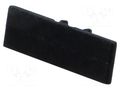 Protection; black; polyamide; 6.2mm POKÓJ OZG-4-BK