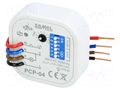 Timer; 0,1s÷10days; SPST-NO; 250VAC/5A; Usup: 230VAC; flush mount ZAMEL PCP-04