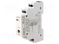 Staircase timer; for DIN rail mounting; 230VAC; SPST-NO; IP20 ZAMEL ASM-02