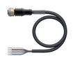 CABLE ASSY, 4P M12 RCPT-FREE END, 2M RKC4.4T-2/TEL