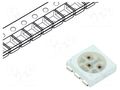 LED; red; SMD; 5060,PLCC6; 2180÷3000mcd; 1.8÷2.6VDC; 5x5x1.5mm OPTOSUPPLY OSR7CES4C1A