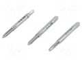 Kit: taps; for blind holes,to the through holes; L: 40mm; Ø: 2.5mm ALPEN-MAYKESTAG ALP.707003001
