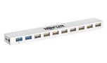 USB HUB, 10-PORT, BUS POWERED/ADAPTER U360-010C-2X3