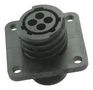 CIRCULAR CONNECTOR, RCPT, 4POS 206430-1