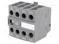 Auxiliary contacts; Leads: screw terminals; front; AF ABB CA4-22M